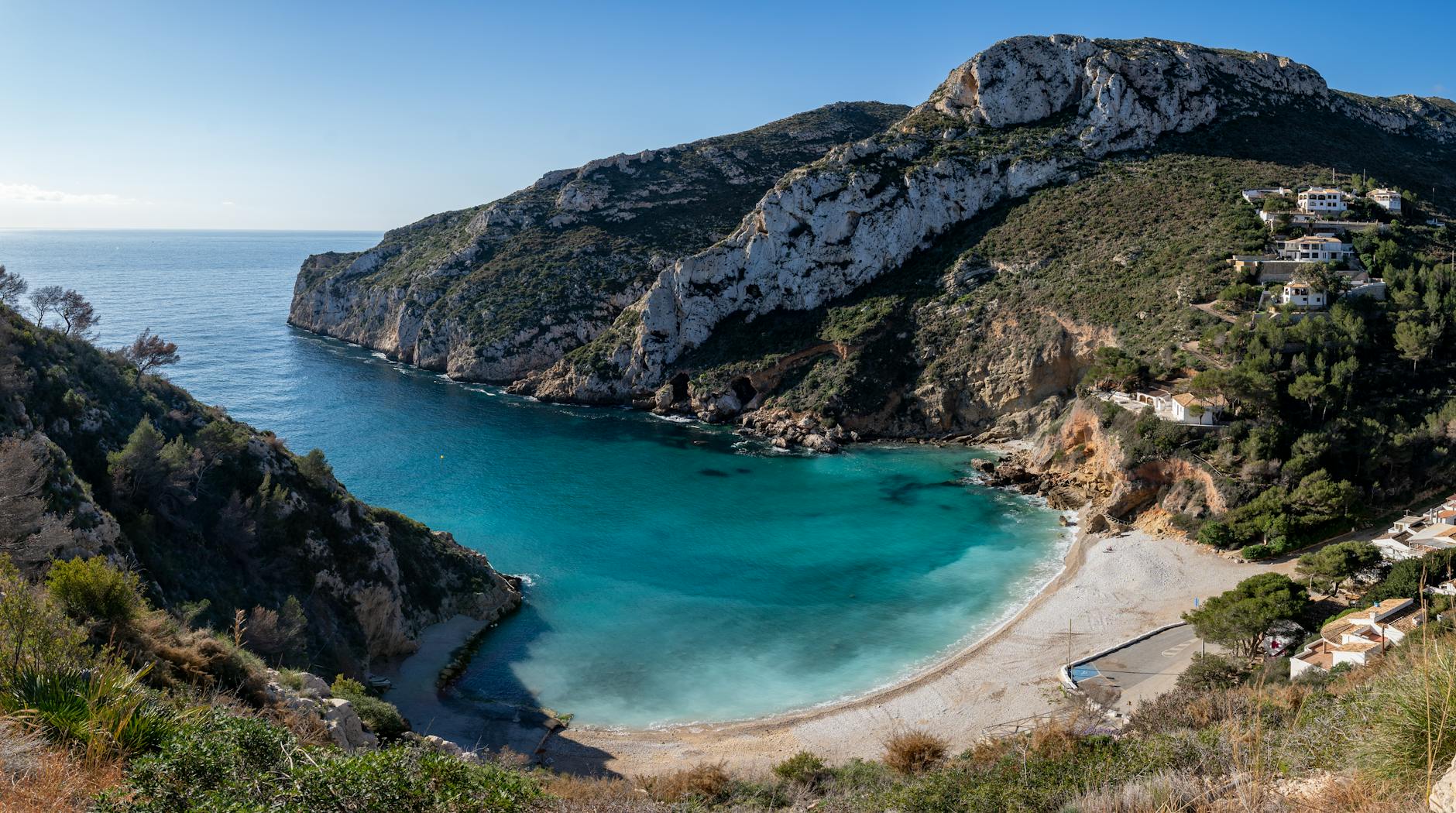 Cala en la Costa Cálida de Murcia